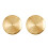 2Stk Goldene Servierteller Rund Rostfrei Und Elegant 11