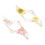4Stk Transparente Buchseitenhalter Lesering Lesefingerhalter 9