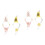 4Stk Transparente Buchseitenhalter Lesering Lesefingerhalter 4
