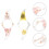 4Stk Transparente Buchseitenhalter Lesering Lesefingerhalter 8