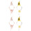 4Stk Transparente Buchseitenhalter Lesering Lesefingerhalter 5