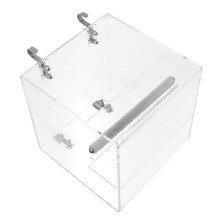 3Stk Papageien-Futterstation Aus Plastik, Transparenter Trinknapf