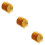 3Sets Goldene Servierplatten Mit Robustem Ablagerack 9