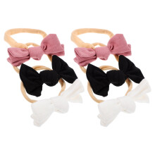 30Stk Schleifen Haarband Baby Chiffon Haarschmuck