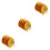 3Sets Goldene Servierplatten Mit Robustem Ablagerack 5