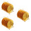 3Sets Goldene Servierplatten Mit Robustem Ablagerack 7