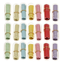 150Stk Mini Flaschen Aus Plastik Diverse Farben Wunschgläser