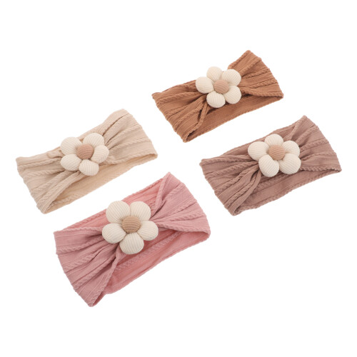 8Stk Baby Kopfschmuck Blumen Elastisch Für Mix 1