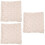 3Stk Langlebige Sofakissenhüllen Beige Mit Einfachem Design 7