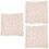 3Stk Langlebige Sofakissenhüllen Beige Mit Einfachem Design 6