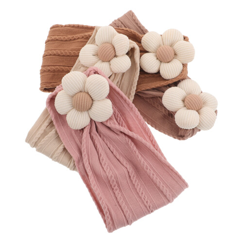 8Stk Baby Kopfschmuck Blumen Elastisch Für Mix 2