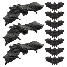 30Stk Plastik Fledermäuse Mini Schwarz Für Halloween Party Und Basteln