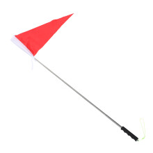 4Stk Sportliche Handflags Rot Mit Teleskopstab, Vielseitig Und