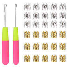 96Stk Dreadlocks Braid Tool Haar Buckles Für Friseurbedarf