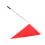 4Pcs Red Volleyball Referee Handheld Flags Lightweight and Durable 3