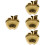 4Stk Goldenes Schmucktablett Obstform Schmuckdisplay 8
