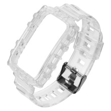 3Stk Premium Silikon Watchbands Transparent, Robust Für Smart Watches