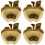 4Stk Goldenes Schmucktablett Obstform Schmuckdisplay 7