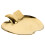 4Stk Goldenes Schmucktablett Obstform Schmuckdisplay 3
