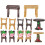 8Sets Mini Resin Möbel Set, Farbige Deko 1