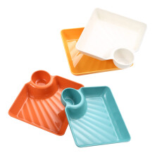 16Stk PP Snackplatten Teller Für Dumplings Dessert &