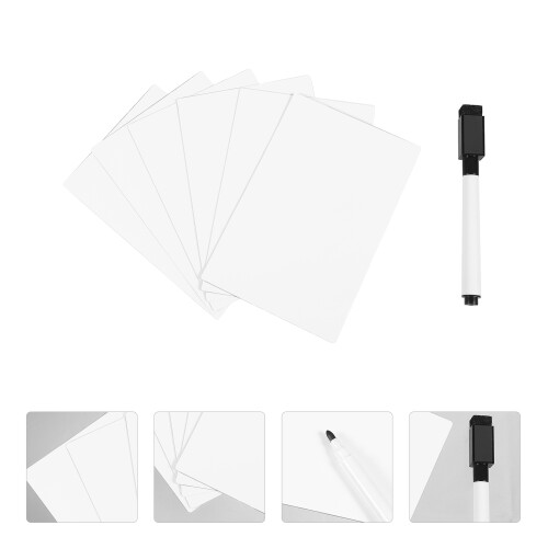 2Sets Memo Pads Weiß Wiederverwendbare Notizzettel Für Schule Und Büro 2