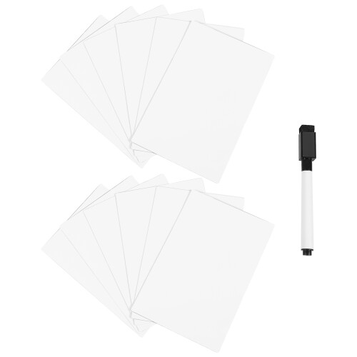 2Sets Memo Pads Weiß Wiederverwendbare Notizzettel Für Schule Und Büro 1