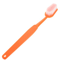 2Stk Jumbo Zahnbürste Partyaccessoire Orange ABS Foto Spaß Requisite