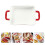 2Stk Rotes Backblech, Design Für Hausgebrauch 11