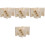 4Sets Robuste Holz Hamsterverstecke, Beige Nagetier Wohnhäuser 4