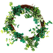 2Stk Künstlicher St. Patrick's Türkranz Für Outdoor Und Innenbereich