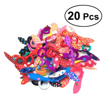 60Stk Haar-Scrunchies Gemischt Dehnbar Für Und Party