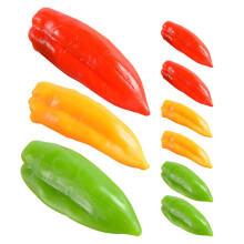 27Stk Künstliche Chili Modell PVC Realistisch Paprika