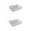 2Stk Backblech Mit Silikondeckel Silber Für Ofen 7