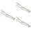 3Stk Bbq Grillzange Silber Hitzebeständig & Robust 6