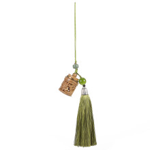 2Stk Mobile Hängende Taschenanhänger Holz Aluminium