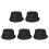 5Stk Outdoor Moving Light Schutzabdeckung Schwarz PVC 6