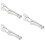 3Stk Bbq Grillzange Silber Hitzebeständig & Robust 7