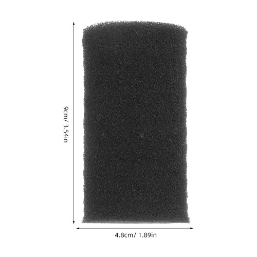 Schwarzer Aquarium Intake Filter Baumwollschutzschlauch 2
