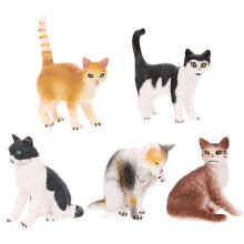 10Stk Katzen Figuren Set Für Garten Und