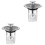 2Stk Waschbecken Ablaufstopper Robust Mit Anti-Haar Filter 5