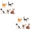 10Stk Katzen Figuren Set Für Garten Und 6