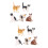 10Stk Katzen Figuren Set Für Garten Und 7
