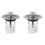 2Stk Waschbecken Ablaufstopper Robust Mit Anti-Haar Filter 4