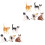 10Stk Katzen Figuren Set Für Garten Und 3