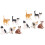 10Stk Katzen Figuren Set Für Garten Und 4