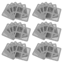 3Stk Haarfilter Grau Selbstklebend Badezimmer Abflussstopper Außen