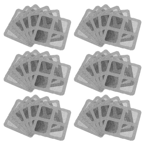 3Stk Haarfilter Grau Selbstklebend Badezimmer Abflussstopper Außen