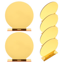 12Sets Wiederverwendbare Tischnummer Schilder Gold Mit