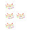 4Sets Wiederverwendbare Back to School Papierflaggen 7